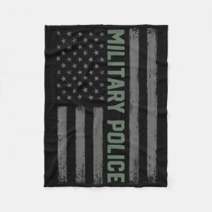 Cobertor De Velo Polícia Militar Camisa Bandeira Americana _ Orgulh