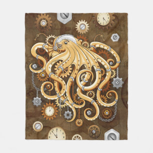 Cobertor De Velo Polvo Steampunk Retro Fantasia Mecânica