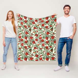 Cobertor De Velo Pomegranatos e Bella Moths em branco