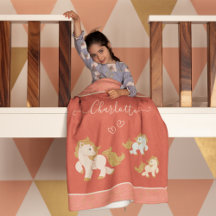 Pôneis brilhantes cor-de-rosa com nome pequeno