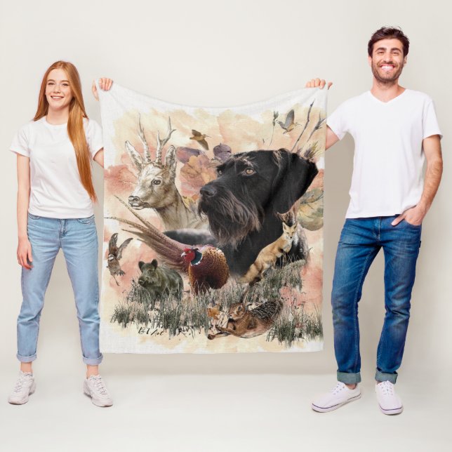 Cobertor De Velo Ponteiro alemão Wirehaired (In Situ)