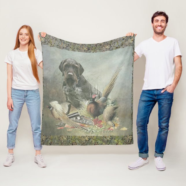 Cobertor De Velo Ponteiro alemão Wirehaired (In Situ)