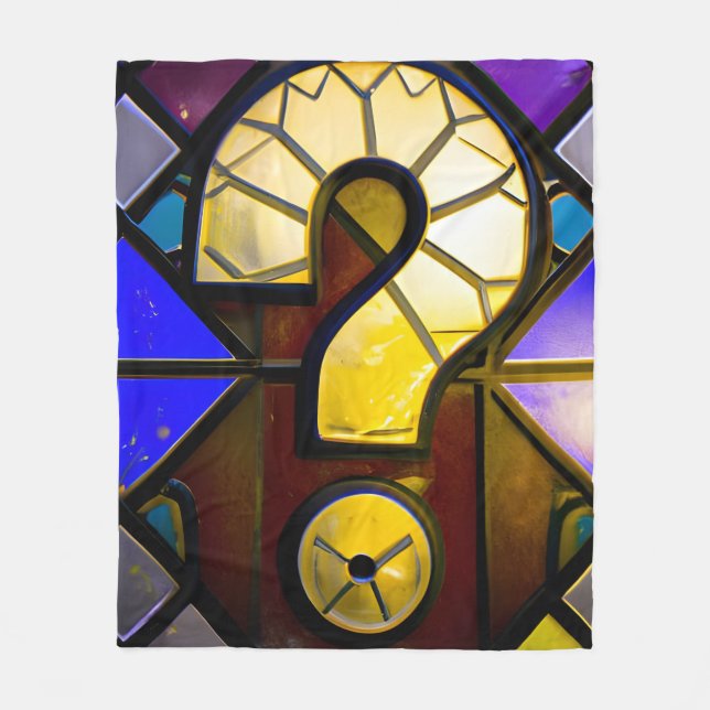 Cobertor De Velo Ponto de interrogação (Frente)