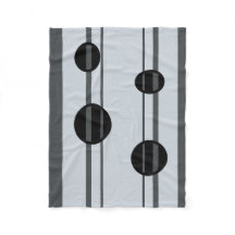 Pontos e linhas de cinza e preto