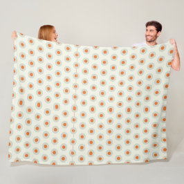 Cobertor De Velo Pontos polka cinza com centro amarelo pp3