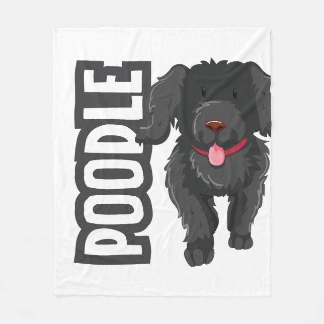 Cobertor De Velo Poodle (Frente)