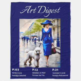 Cobertor De Velo Poodle Parisiense E Pets