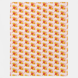 Cobertor De Velo Pooh Fleece Blanket