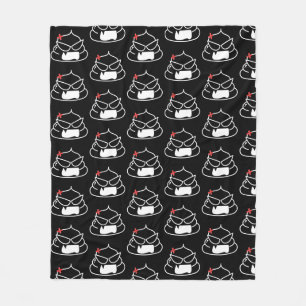 Cobertor De Velo Poop zangado - Brootsch, o PooPoo