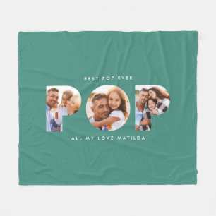 Cobertor De Velo Pop multifotografia tipografia moderna elegante ve