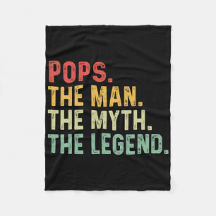 Cobertor De Velo Pop O Homem O Mito Que O Dia de os pais Da Lenda D