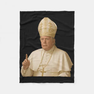 Cobertor De Velo Pope Trump Funny Trump Vaticano Christian Retro Ch