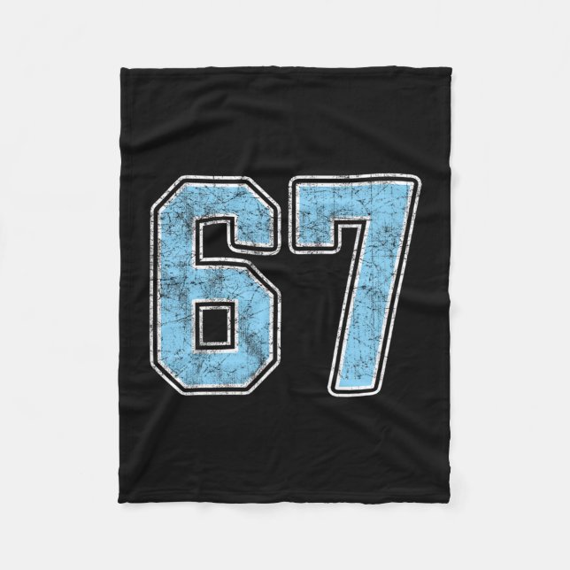 Cobertor De Velo Por Blue 67 Six Seven Meme  (Frente)