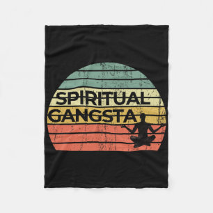 Cobertor De Velo Pôr-do-sol Retrô Vintage Engraçado Yoga Espiritual