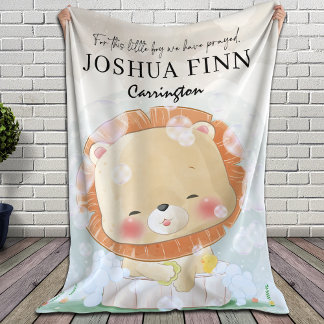 Cobertor De Velo Por Este Menino | Rapariga Que Rezamos Lion Cub