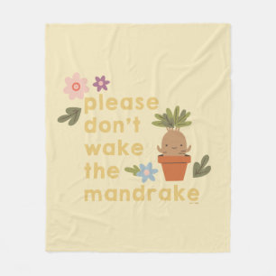 Cobertor De Velo Por favor, não Acordar o Mandrake