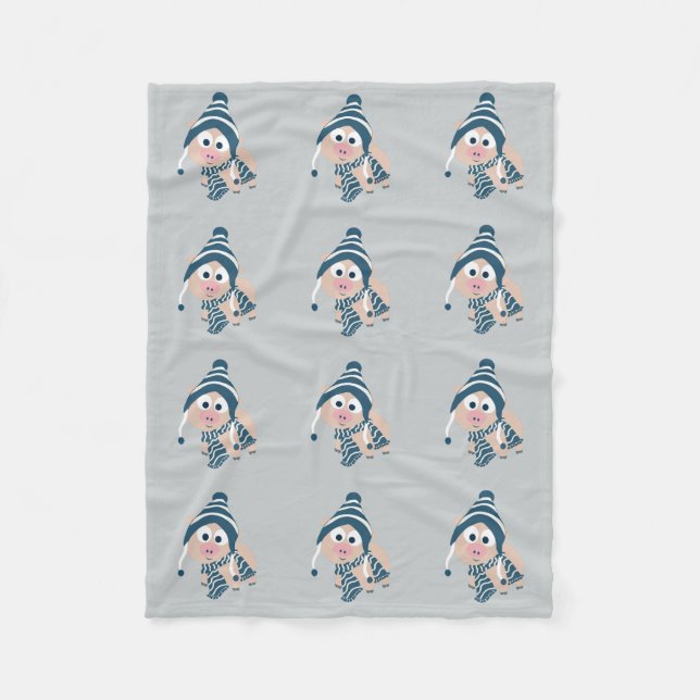 Cobertor De Velo Porco Inverno (Frente)