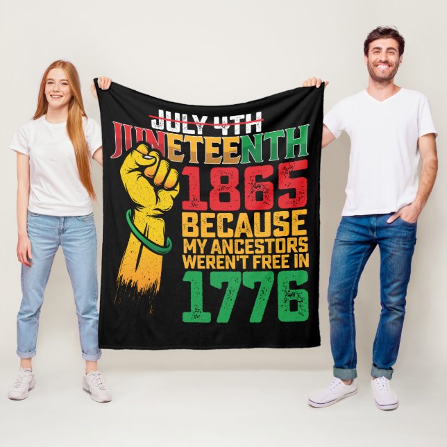 Cobertor De Velo Porque meus ancestrais não estavam livres em 1776  (In Situ)