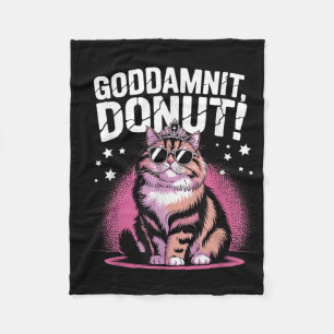 Cobertor De Velo Porra Donut Princesa Engraçada Gato Gles