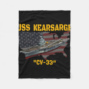 Cobertor De Velo Porta-Aviões USS Kearsarge Cv-33 Dia do Veterano F