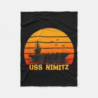 Cobertor De Velo Porta-Aviões USS Niz Vetvibesns Dia Marinheiro Pai