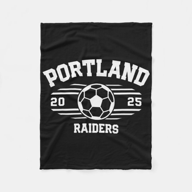 Cobertor De Velo Portland Raiders Futebol Ll 2025  (Frente)