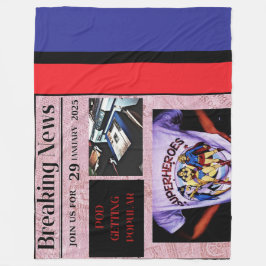 COBERTOR DE VELO PÓS COSTUME FLEER BLANKET!