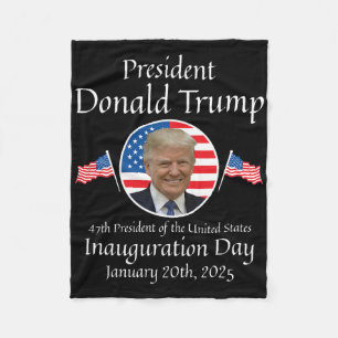 Cobertor De Velo Posse de Donald Trump Dia da Inauguração 2025 47º 