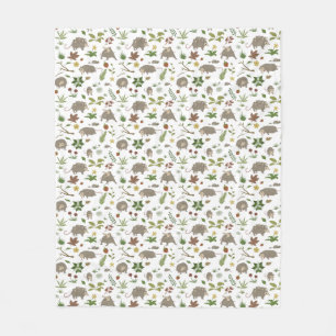 Cobertor De Velo Possíveis em um Campo de Berry em Branco