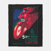 Poster da motocicleta de 5 Gran Premio Internat'l
