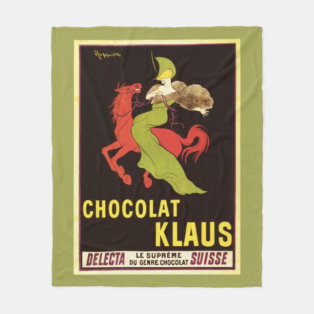 Cobertor De Velo Poster da propaganda de Chocolat Klaus (Frente)