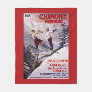 Cobertor De Velo Poster do promocional do esqui