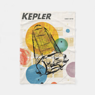 Cobertor De Velo Poster do telescópio espacial Kepler.