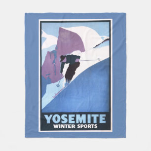 Cobertor De Velo Poster relativo à promoção de esqui dos esporte