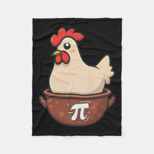 Cobertor De Velo Pote De Frango Pi Engraçado Cartoon Chicken Pote P