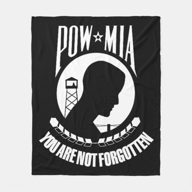 Cobertor De Velo "POW MIA Fleece Blanket (Frente)