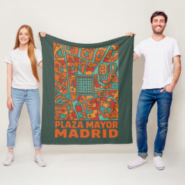 Cobertor De Velo Praça Maior de Madrid