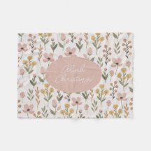 Prado Personalizado de Flor Selvagem Bebê