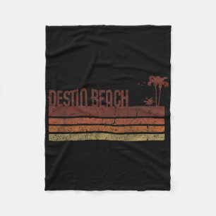 Cobertor De Velo Praia de Destin Flórida Vintage Anos 70 80 Férias