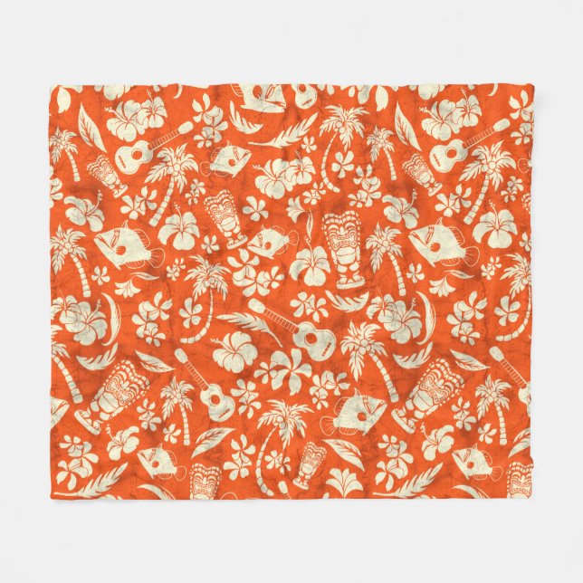Cobertor De Velo Praia de Makapuu Batik Havaiano (Frente (Horizontal))