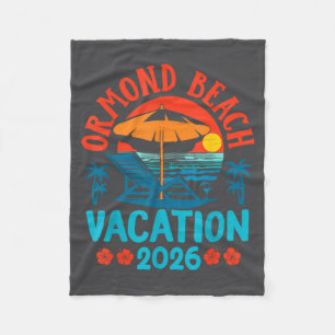 Cobertor De Velo Praia de Ormond Beach Flórida 2026 Férias em Famíl