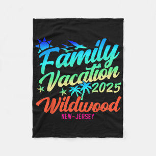 Cobertor De Velo Praia de Wildwood Nova Jersey Férias em Família Co