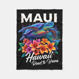 Cobertor De Velo Praia do Oceano Maui Havaiano Havaí Tartaruga Féri