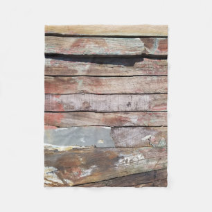 Cobertor De Velo Pranchas de madeira do barco rústico de madeira