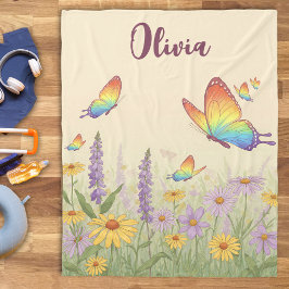 Cobertor De Velo Praticando Praga-Borboleta