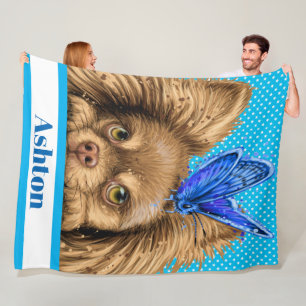 Cobertor De Velo Precioso Chihuahua Fleece Blanket
