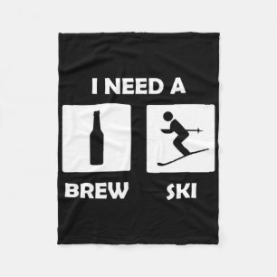 Cobertor De Velo Preciso De Um Bebendo De Cerveja Engraçado De Brew