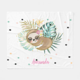 Cobertor De Velo Preguiça Adormecida Fofa, Estrelas, Princesa