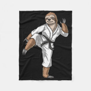 Cobertor De Velo Preguiça Karatê Kickboxing Taekwondo Muay Thai Art