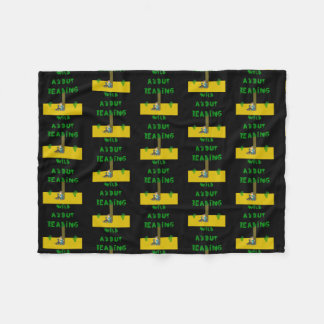 COBERTOR DE VELO PREOCUPADO COM A LEITURA DE LIVROS DE LEITOR